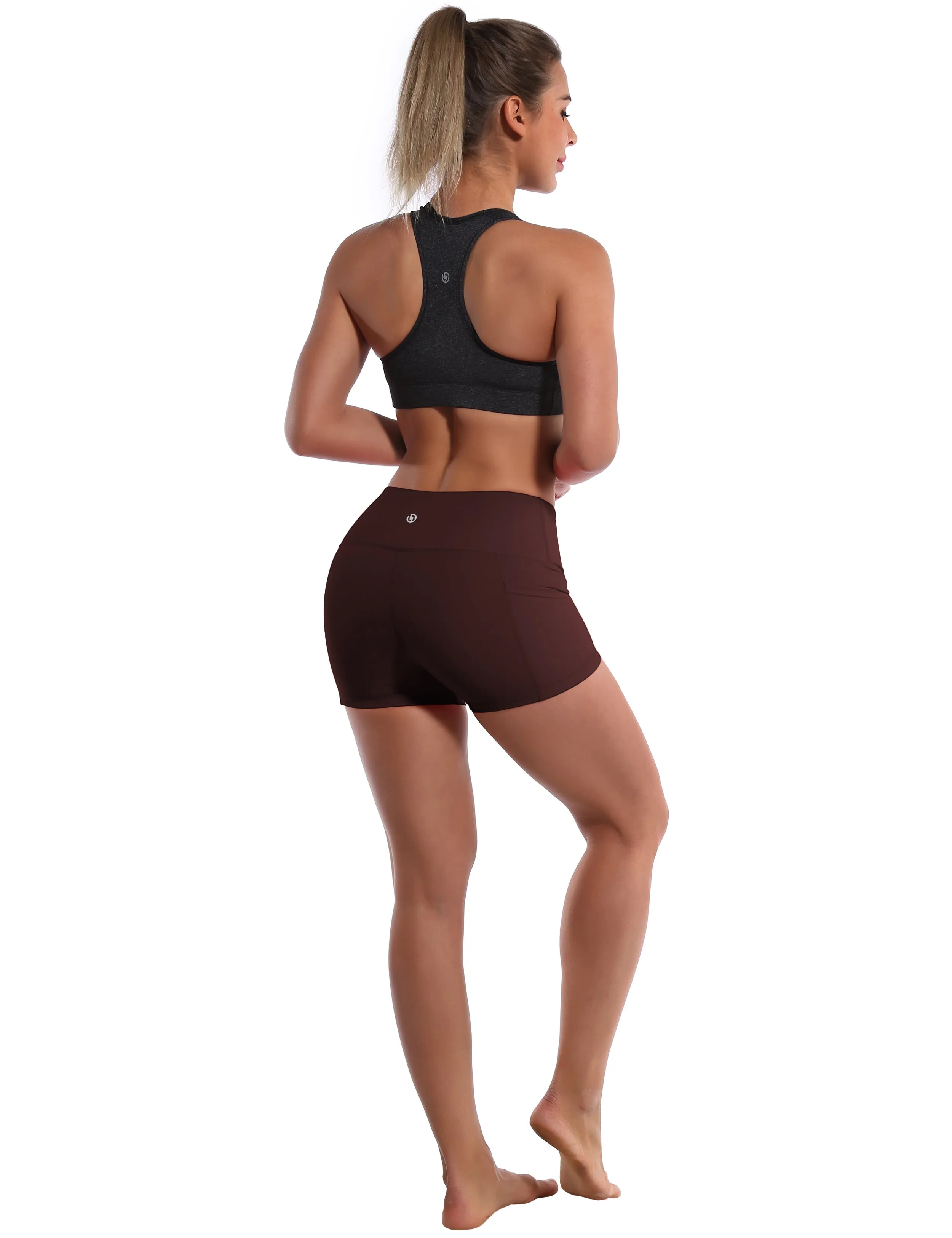 2.5" Side Pockets Biking Shorts mahoganymaroon_Biking