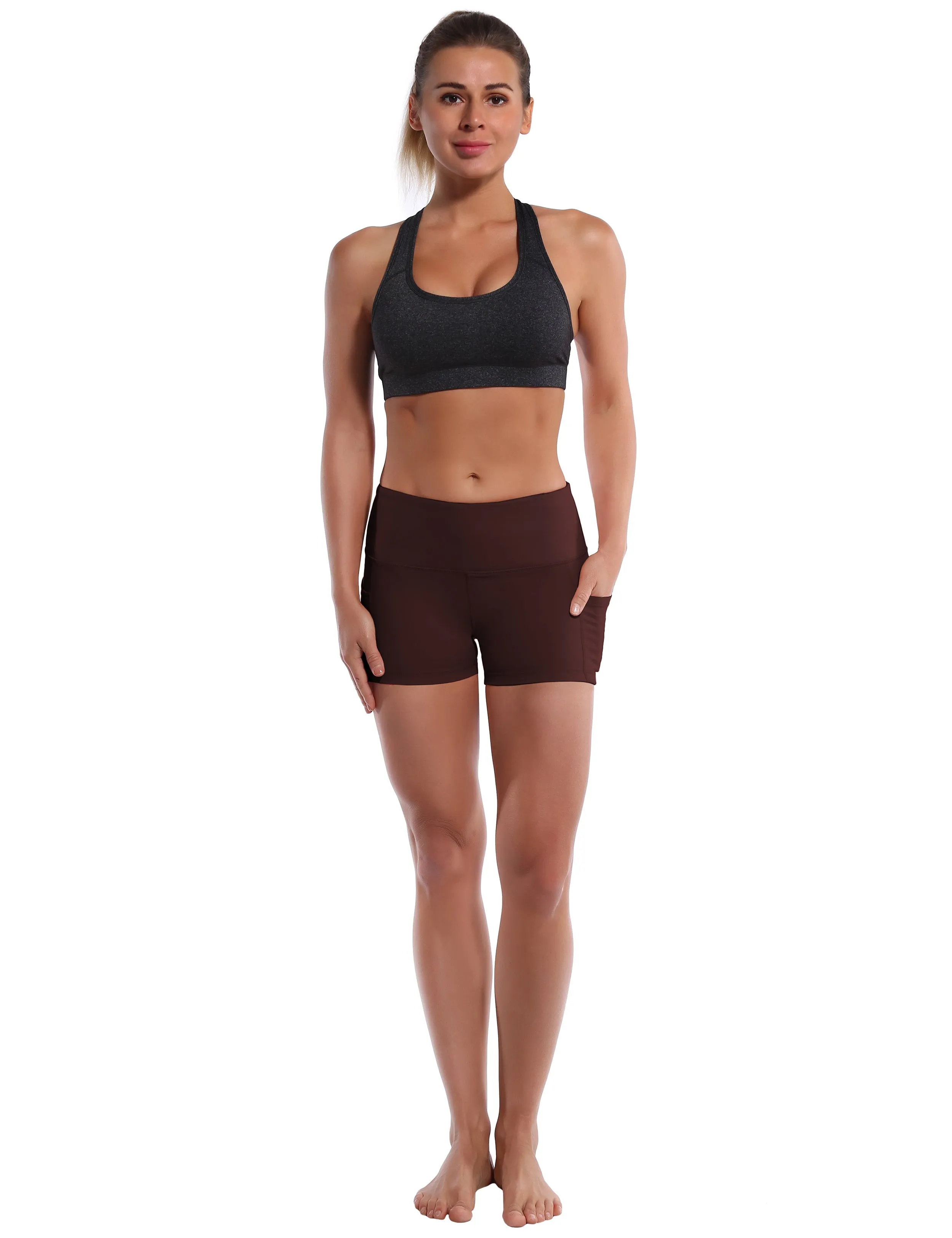 2.5" Side Pockets Biking Shorts mahoganymaroon_Biking