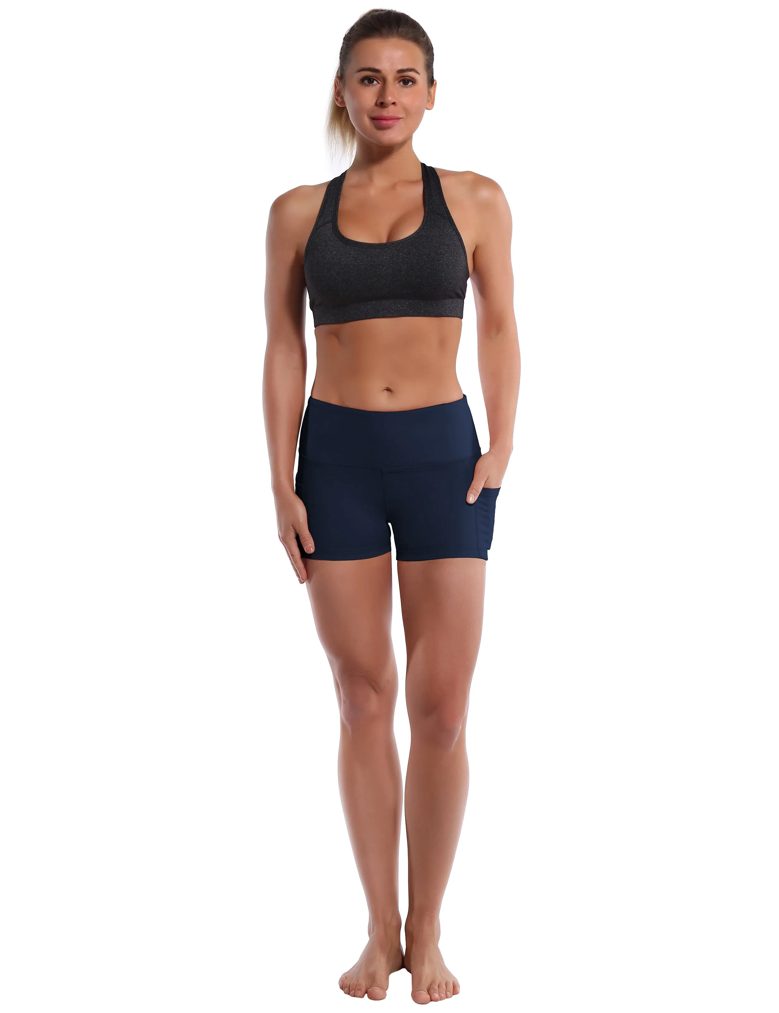 2.5" Side Pockets Golf Shorts darknavy_Golf