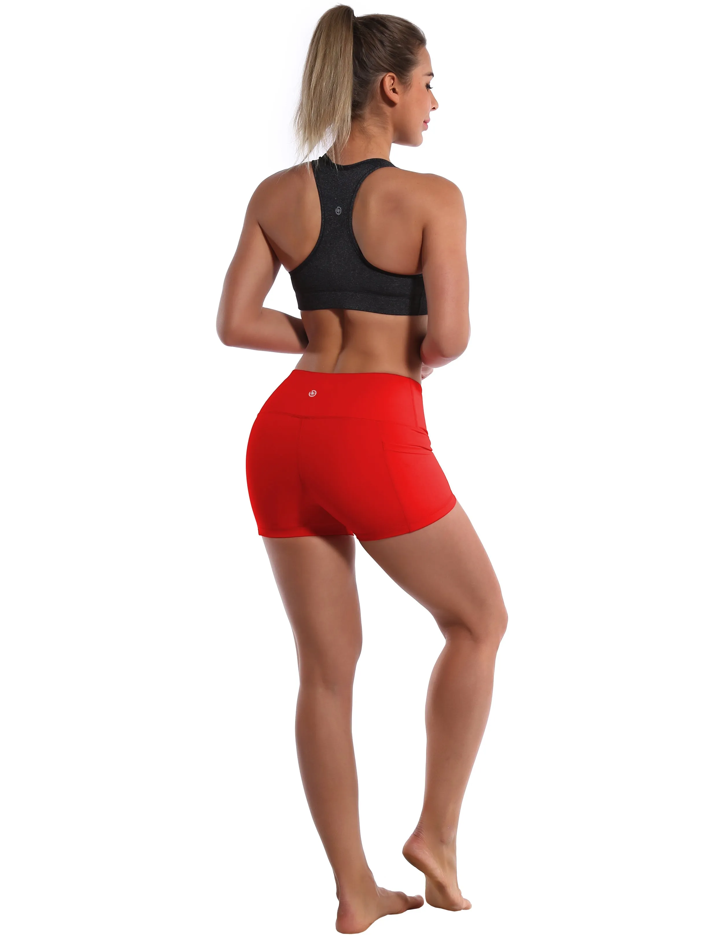 2.5" Side Pockets Golf Shorts scarlet_Golf