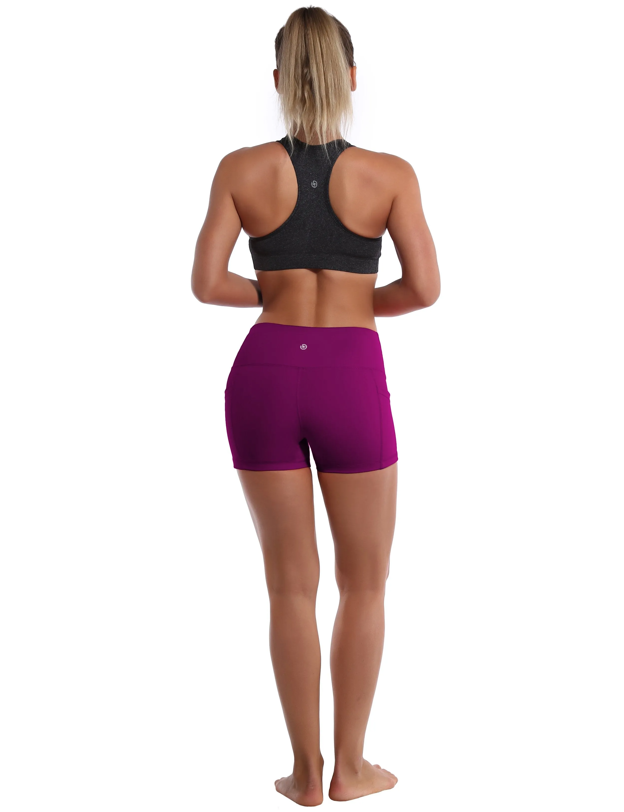 2.5" Side Pockets Pilates Shorts grapevine ins_Pilates
