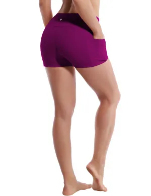2.5" Side Pockets Pilates Shorts grapevine_Pilates