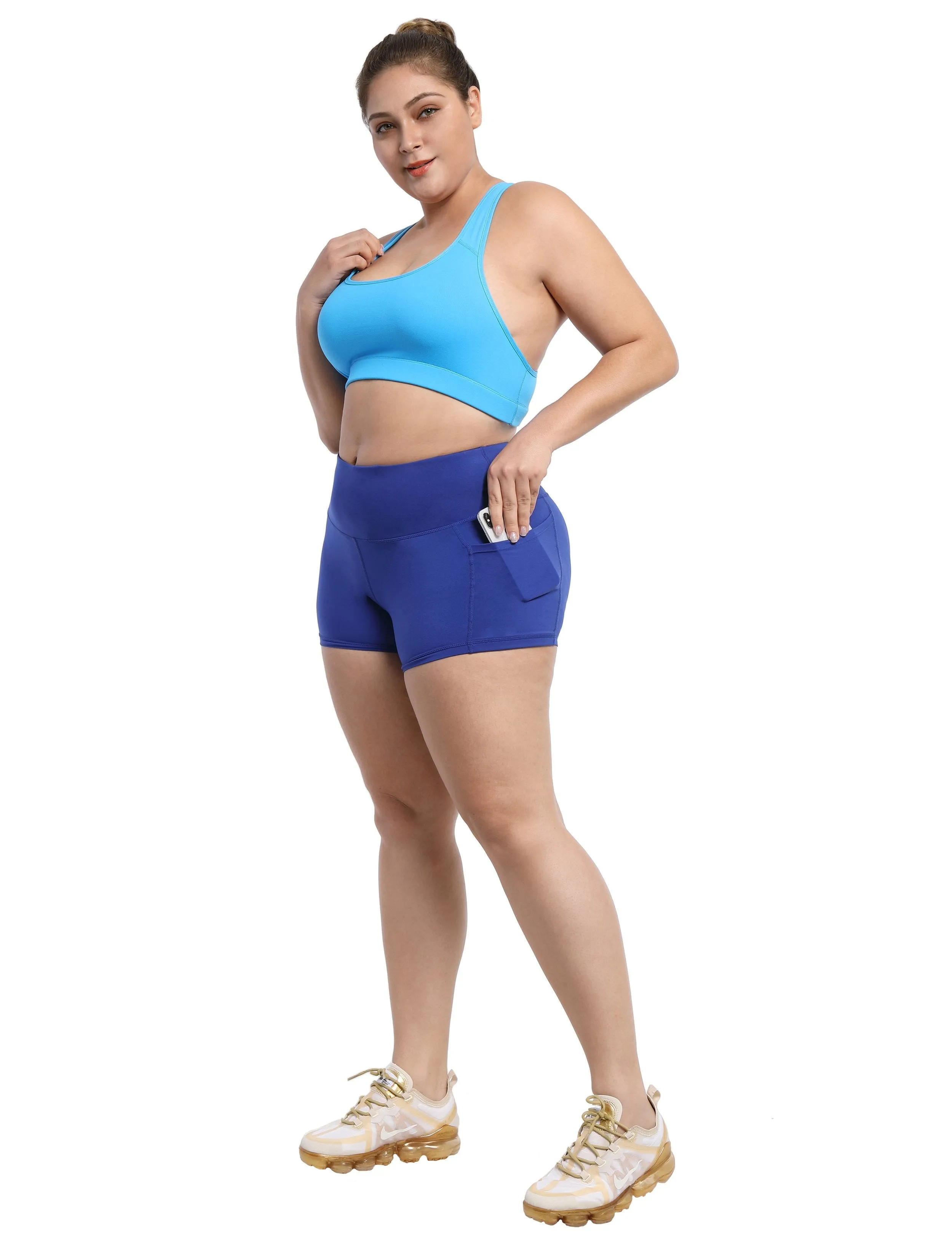 2.5" Side Pockets Pilates Shorts navy ins_Pilates