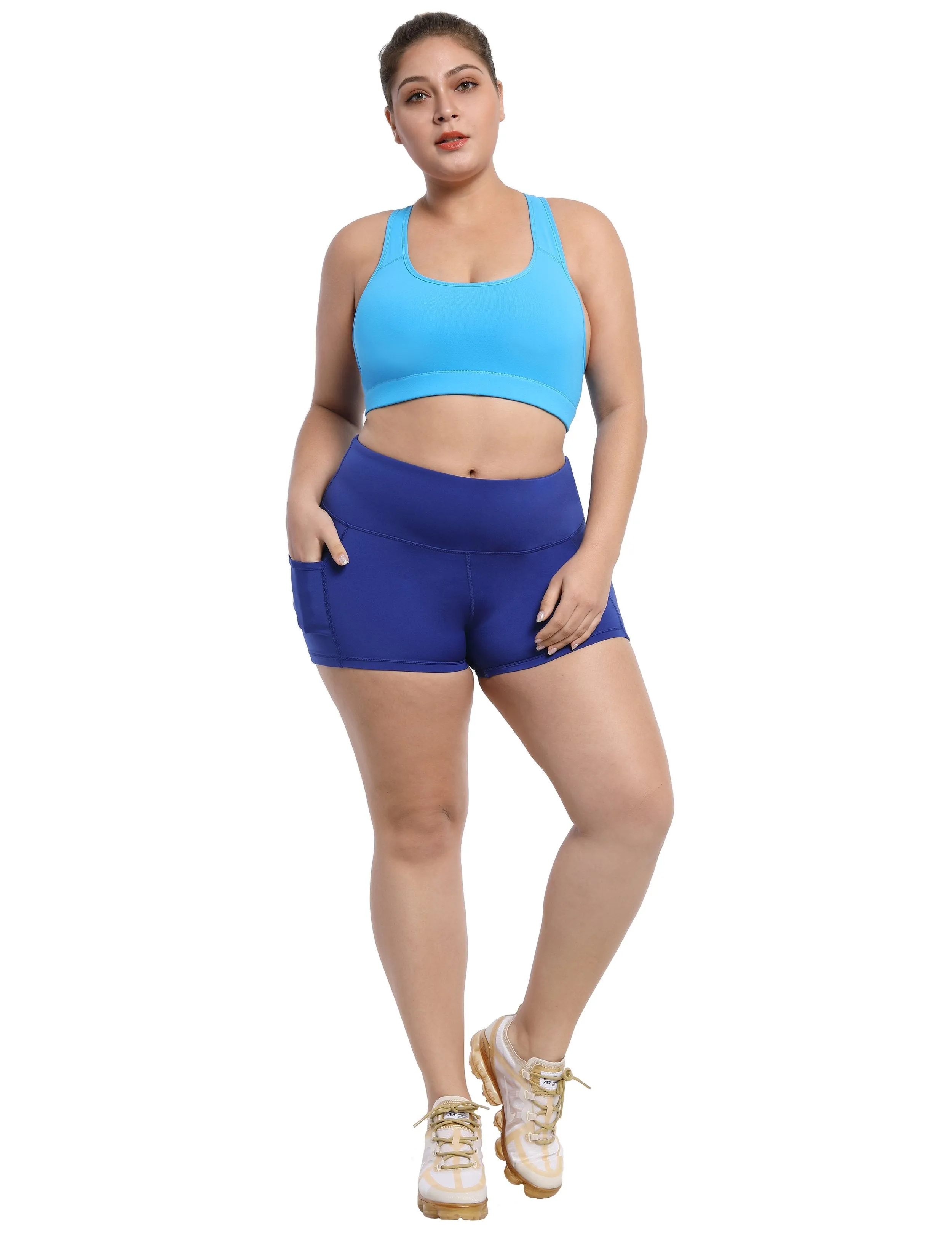 2.5" Side Pockets Pilates Shorts navy ins_Pilates