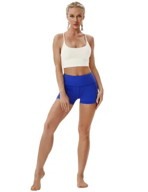 2.5" Side Pockets Pilates Shorts navy_Pilates