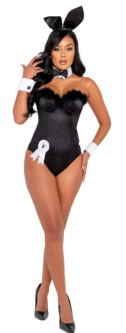 9 PC Playboy Boudoir Bunny - PB130 Black