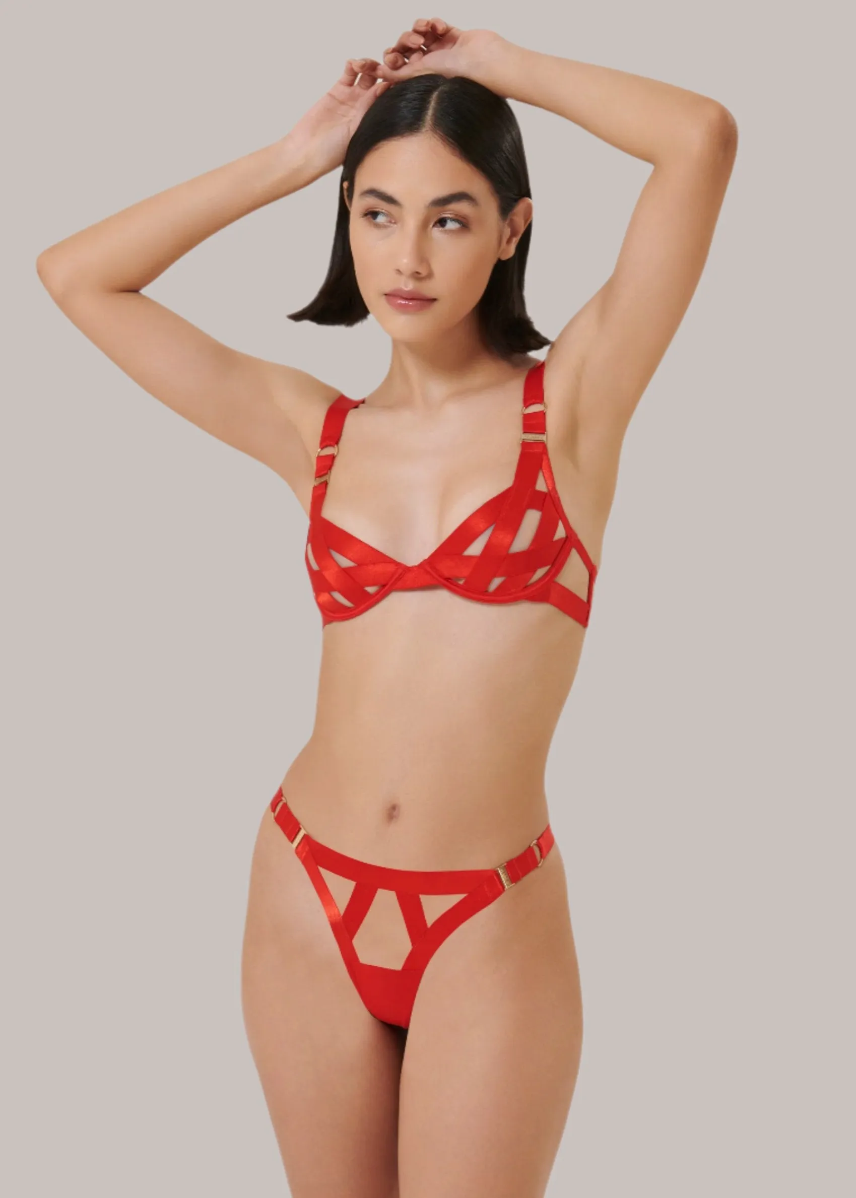 Ariana Wired Bra (Red)