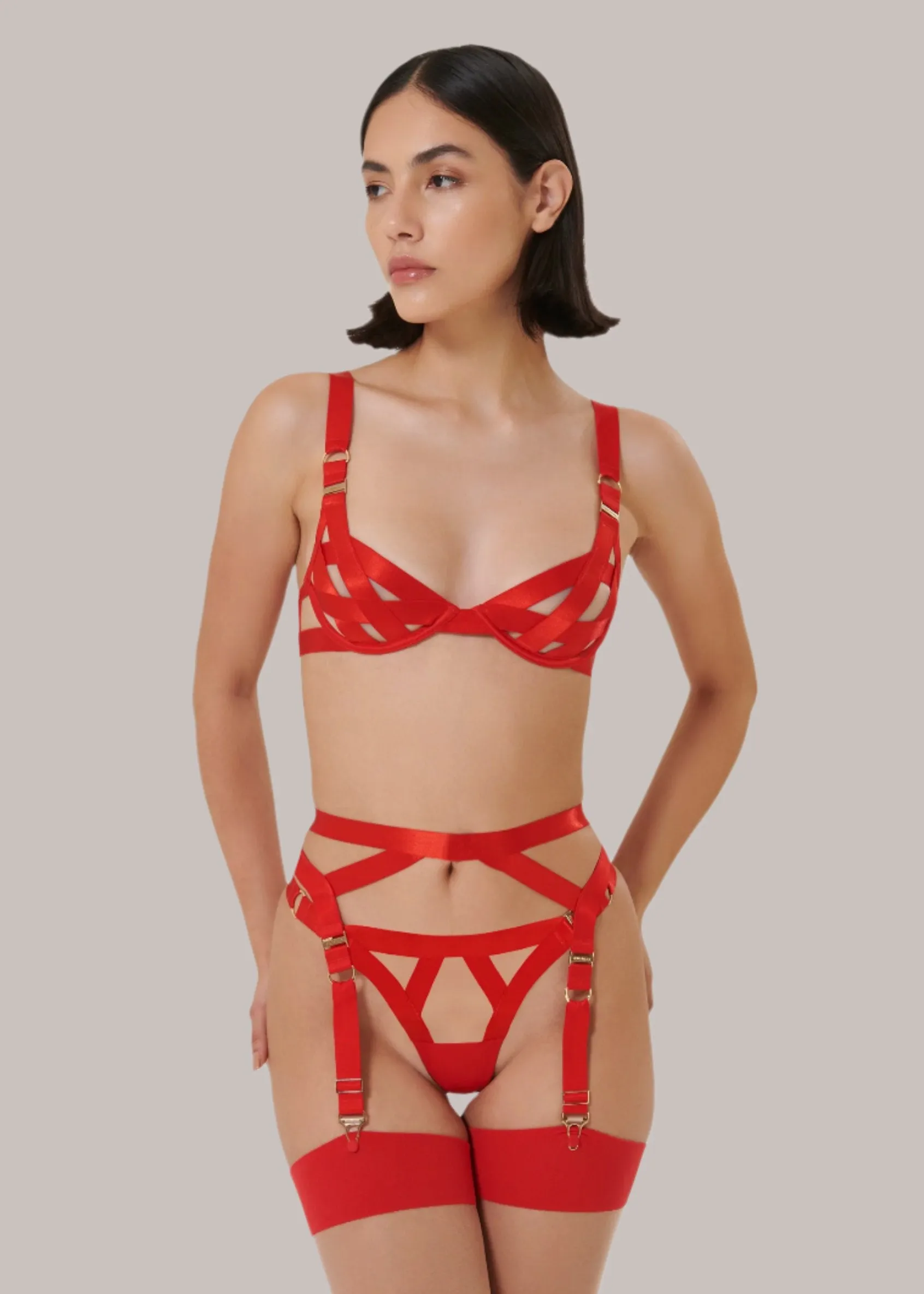 Ariana Wired Bra (Red)