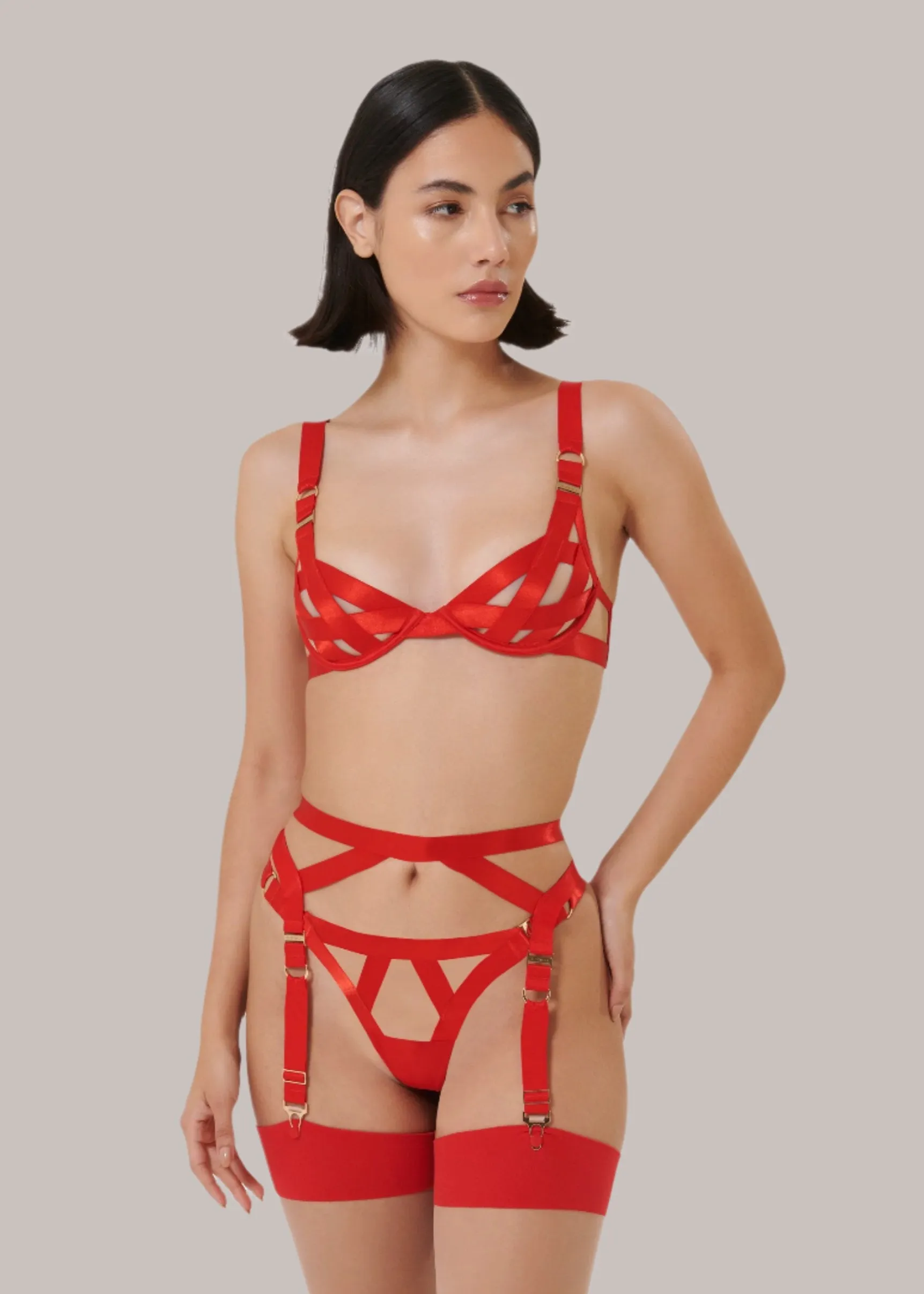 Ariana Wired Bra (Red)