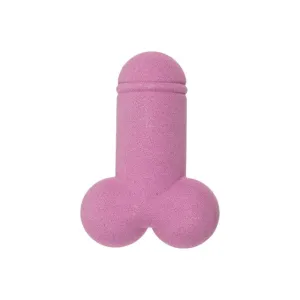 Bombă de baie efervescentă OOTB Willy. în formă de penis. pentru băi erotice în cuplu. cu aromă de căpșuni. roz