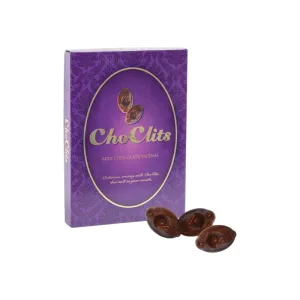 Bomboane de ciocolată în formă de vagin ChoClits Milk Chocolate Vaginas. perfect ca un cadou sexy și amuzant pentru ocazii speciale