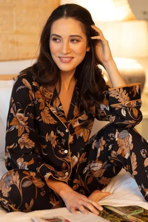 Brixton Floral Print Pyjama Set, Size UK 14