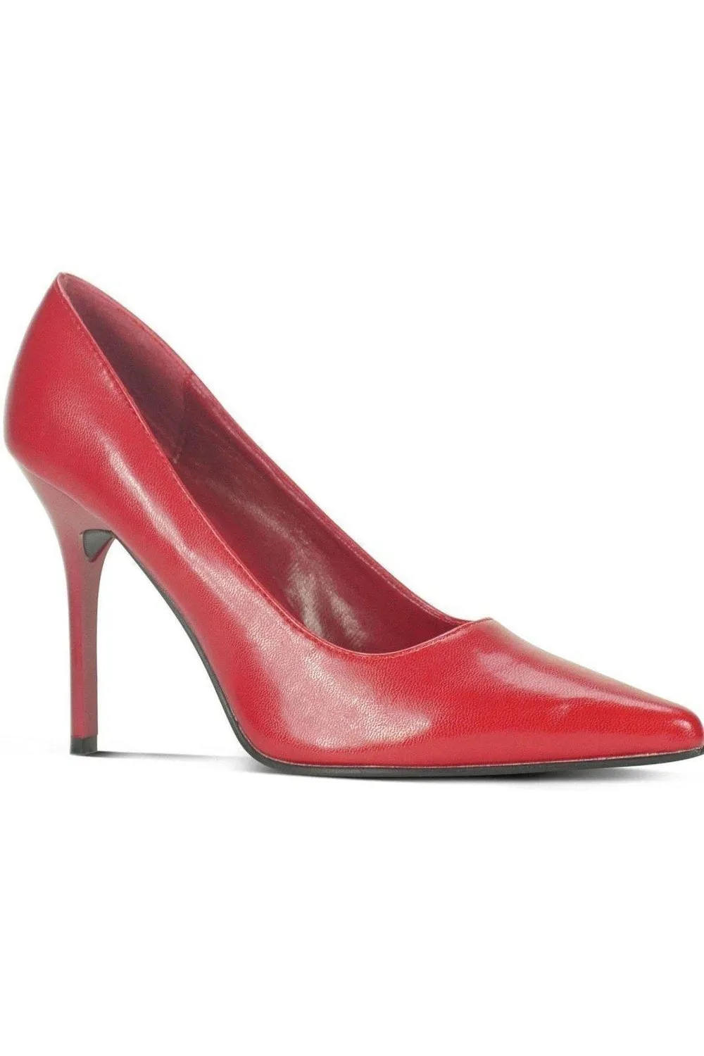 Classic-6004 Stiletto Pump | Faux Leather