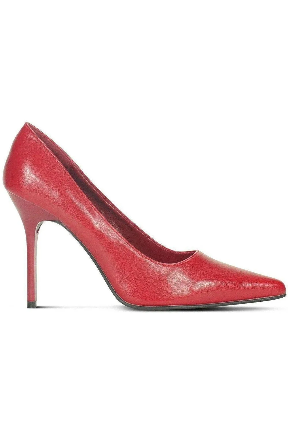 Classic-6004 Stiletto Pump | Faux Leather