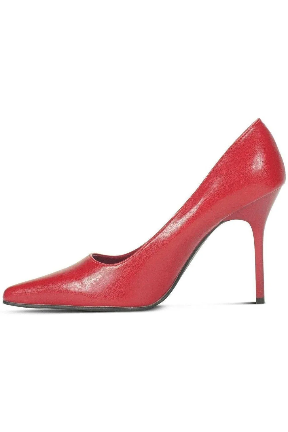 Classic-6004 Stiletto Pump | Faux Leather