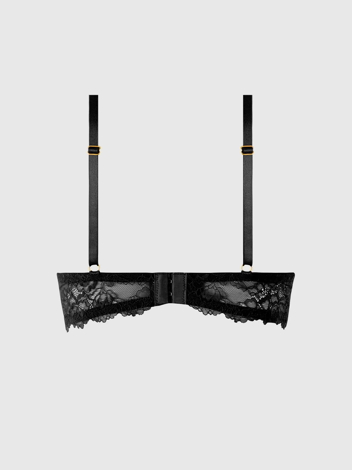 Elizabeth Lace & Rhinestone Push Up Demi