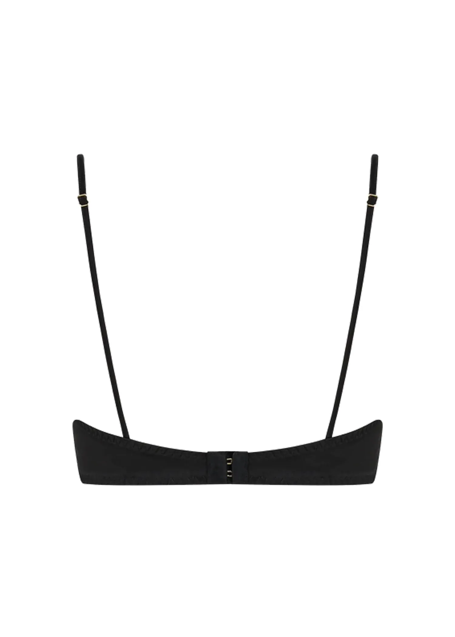 Hera High Neck Balconette Bra (Black)