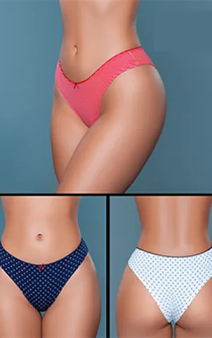 Hooray for the Red, White & Blue Panty Trio