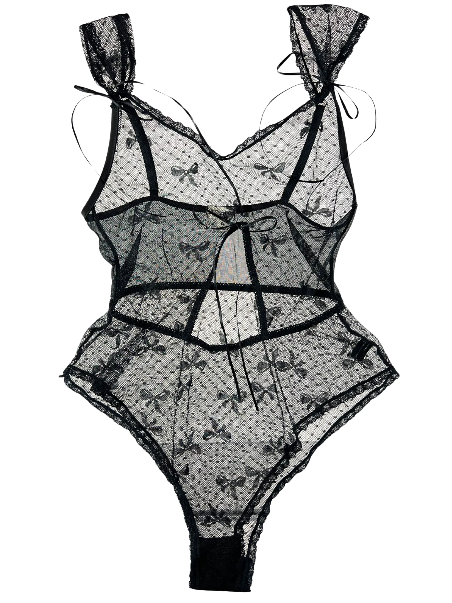 Kilo Brava Bow Mesh Teddy