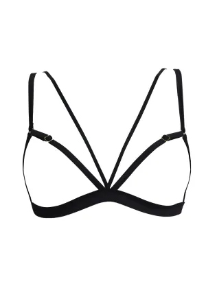 LINES Open Bra (Black)