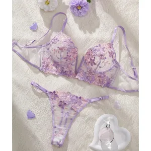 #PB Romantic Purple Lingerie Set