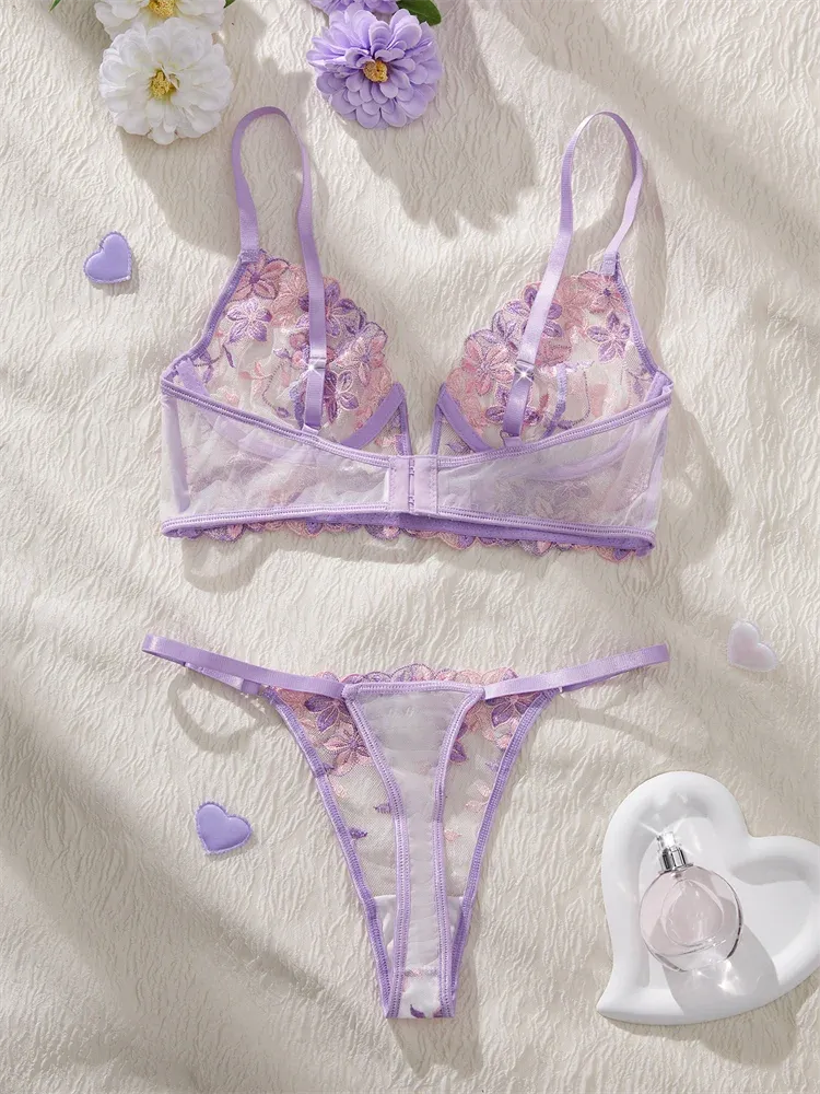 #PB Romantic Purple Lingerie Set