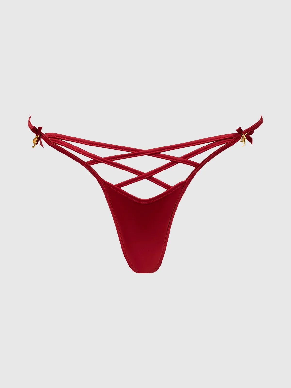 Petra Heart Open Back Bikini