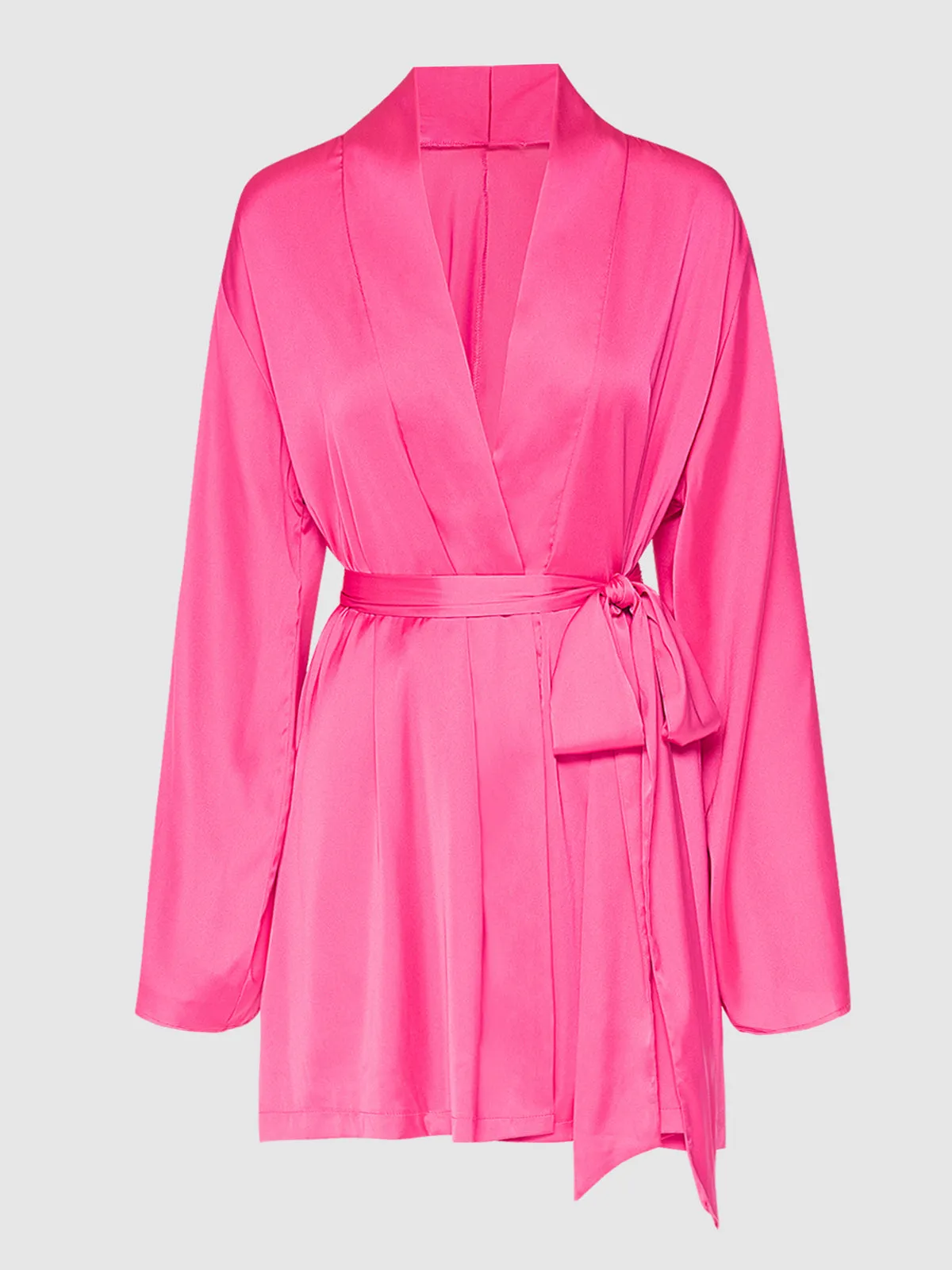 Petra Satin Short Robe
