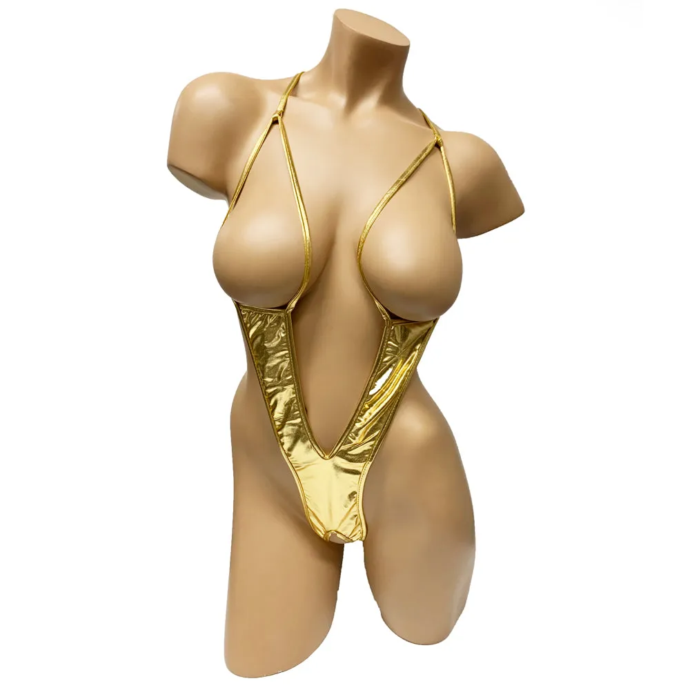 Poison Rose Cupless Crotchless Girlkini