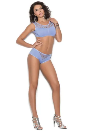 Powder blue bralette lingerie