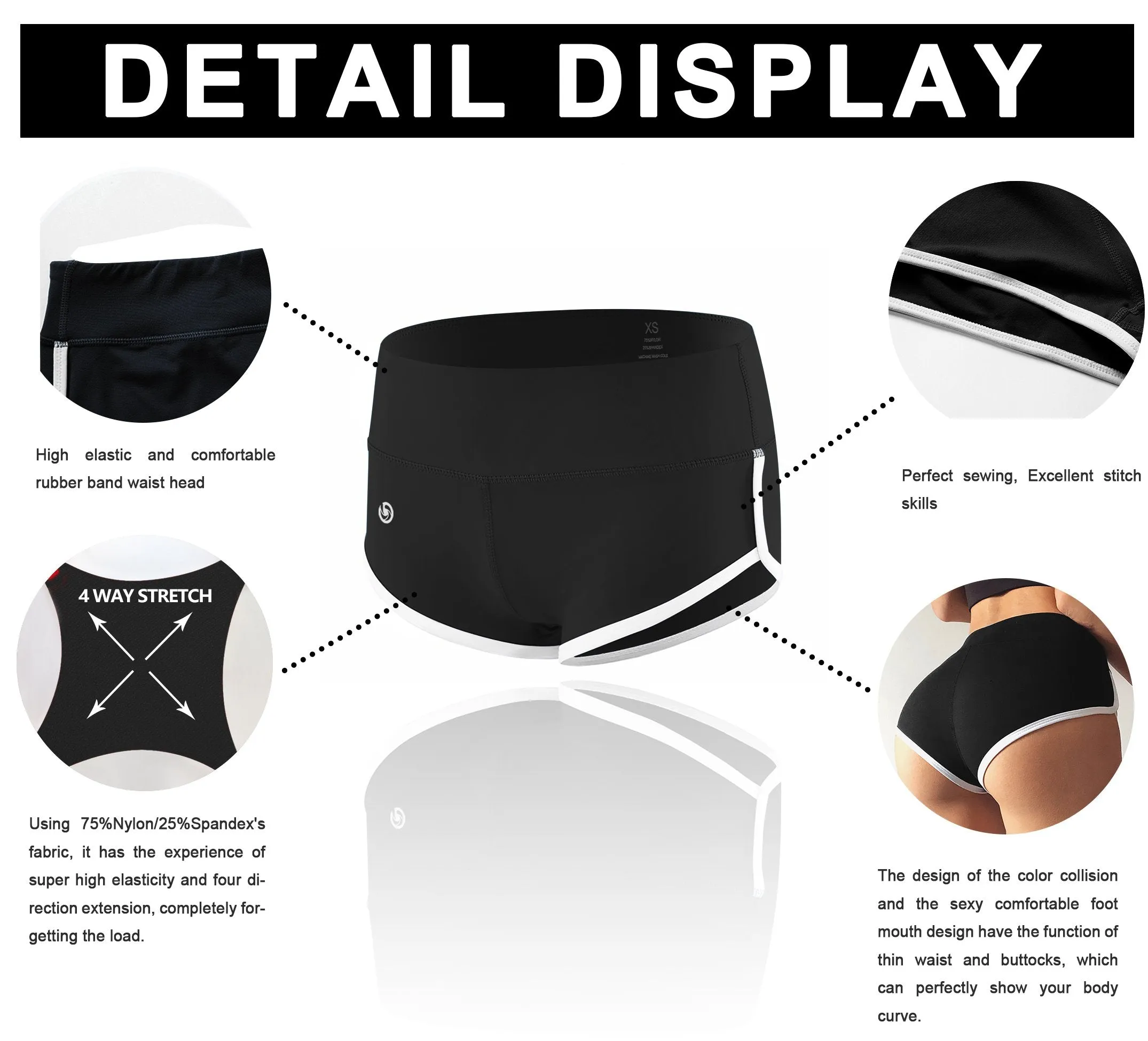 Printed Booty Golf Shorts black dandelion_Golf