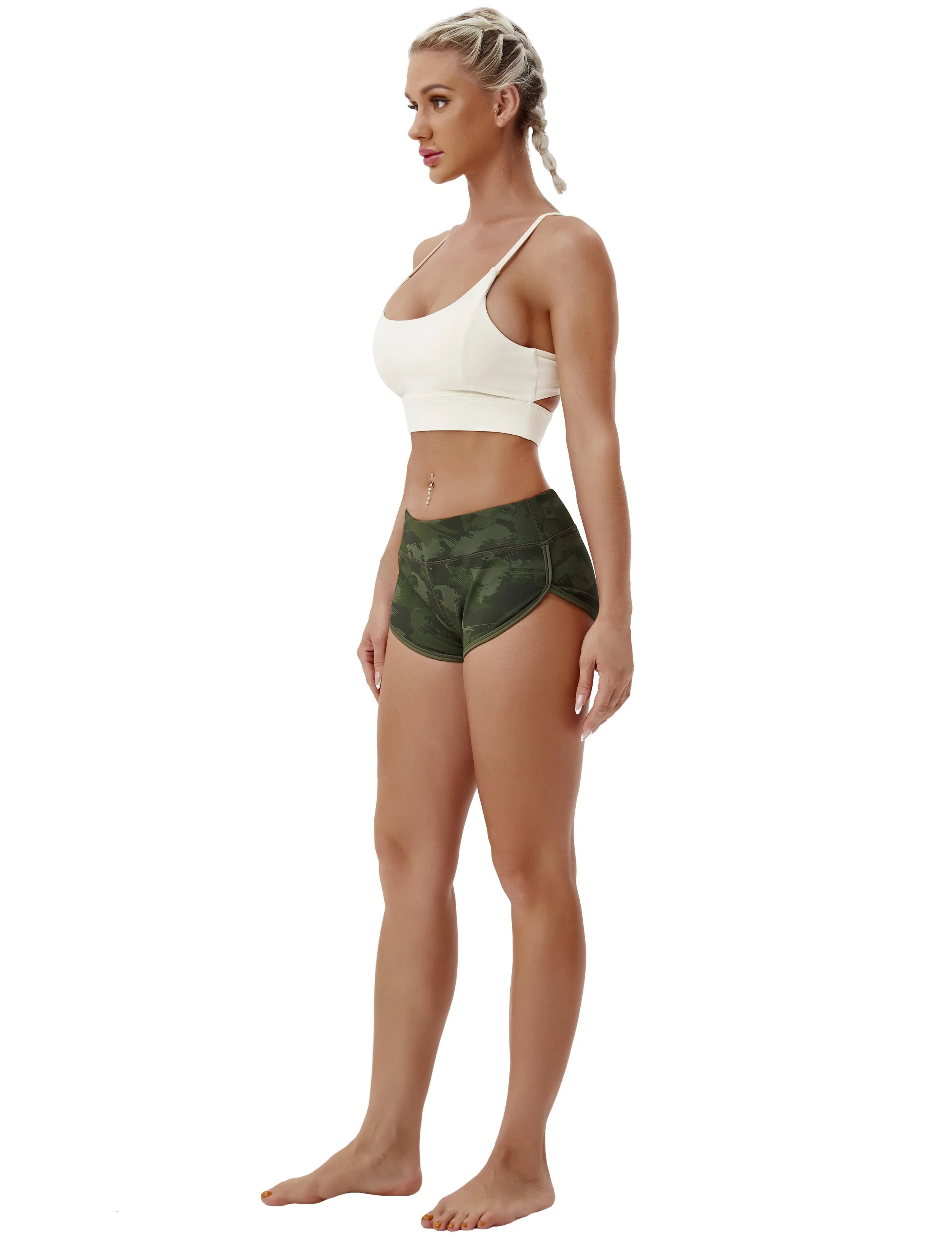 Printed Booty Golf Shorts green brushcamo_Golf