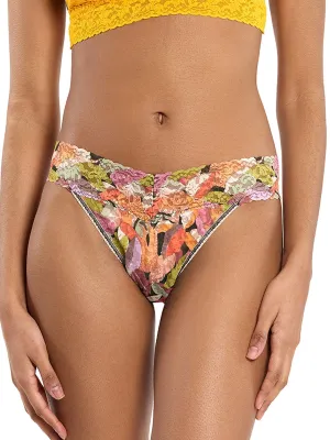 Printed Signature Lace® Original Rise Thong Now You See Me