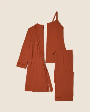Pyjama D'Allaitement 3 Pièces Avec Peignoir