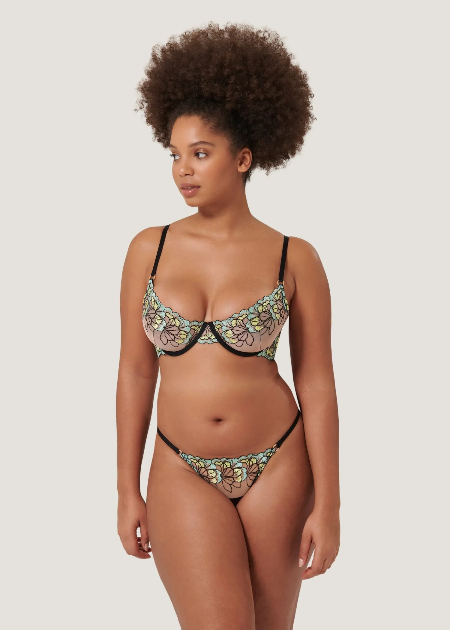 Serena Panty (Mint/Lemon/Black)