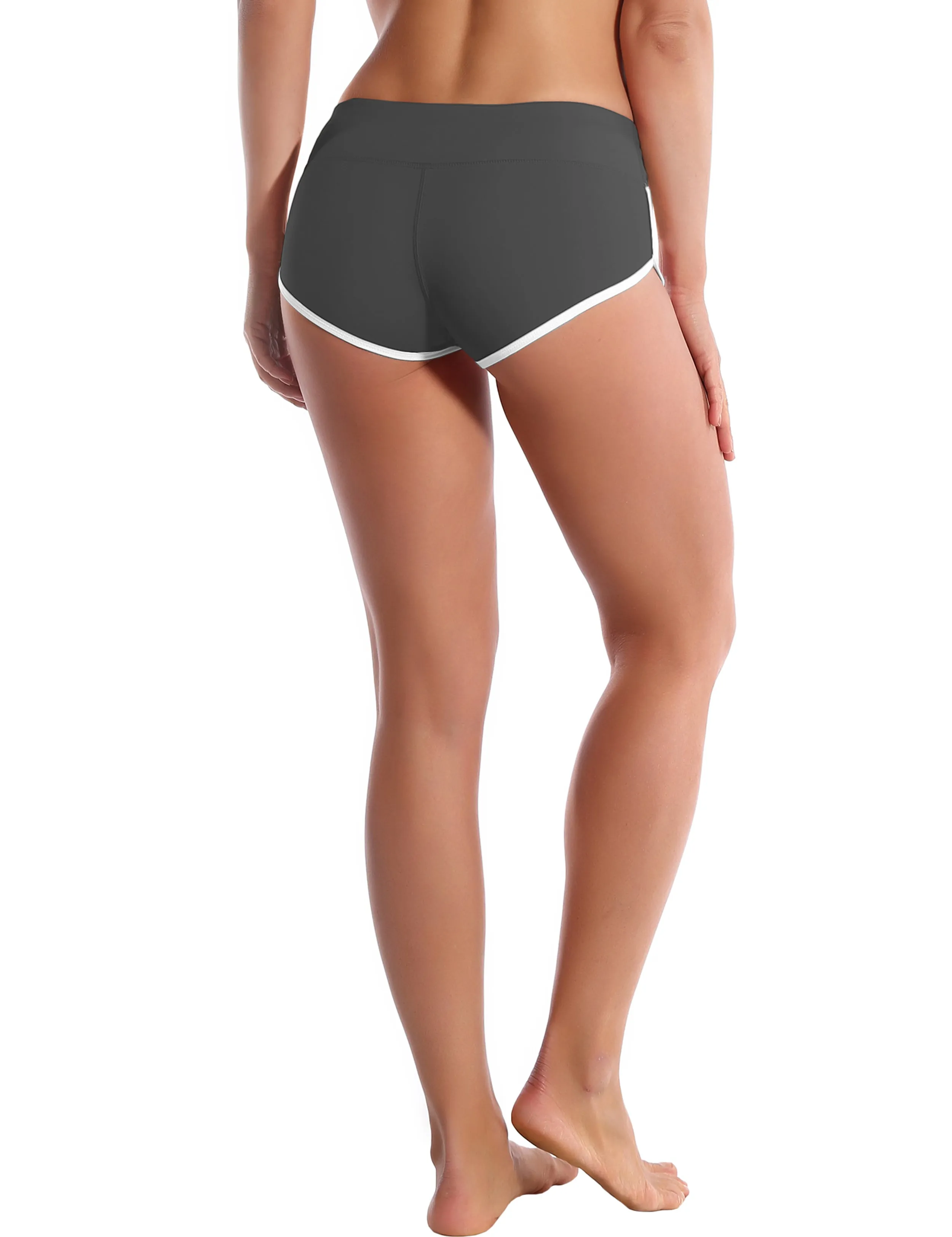 Sexy Booty Pilates Shorts shadowcharcoal_Pilates