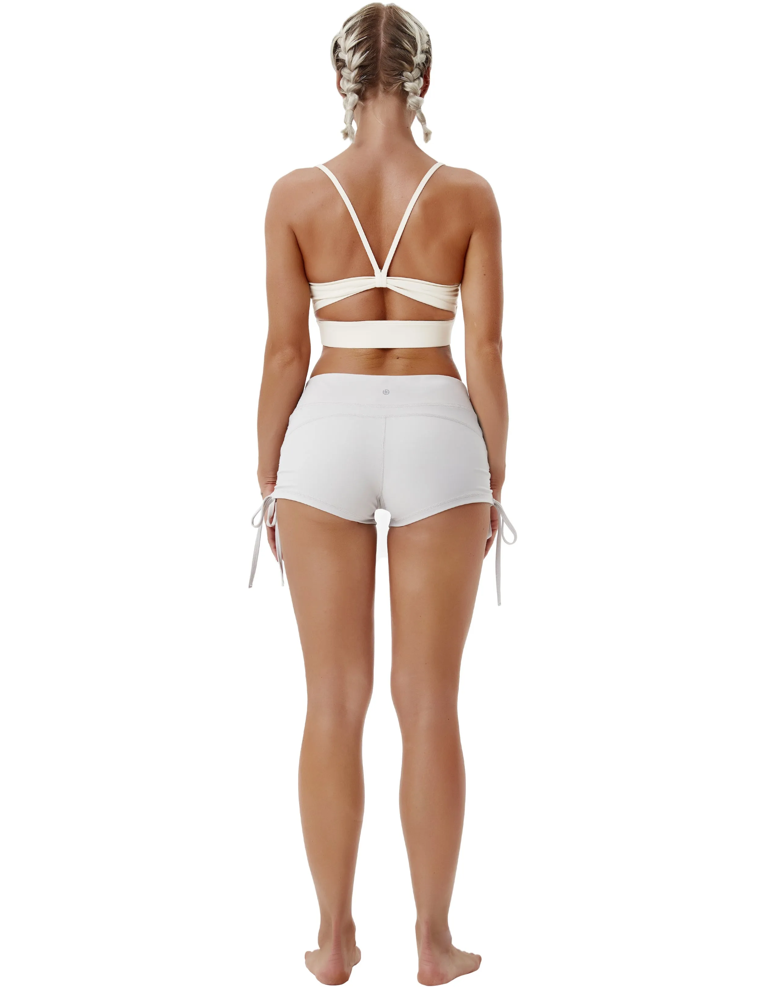 Side Drawstring Hot Shorts lightgray_Golf