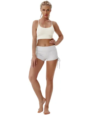 Side Drawstring Hot Shorts lightgray_Golf