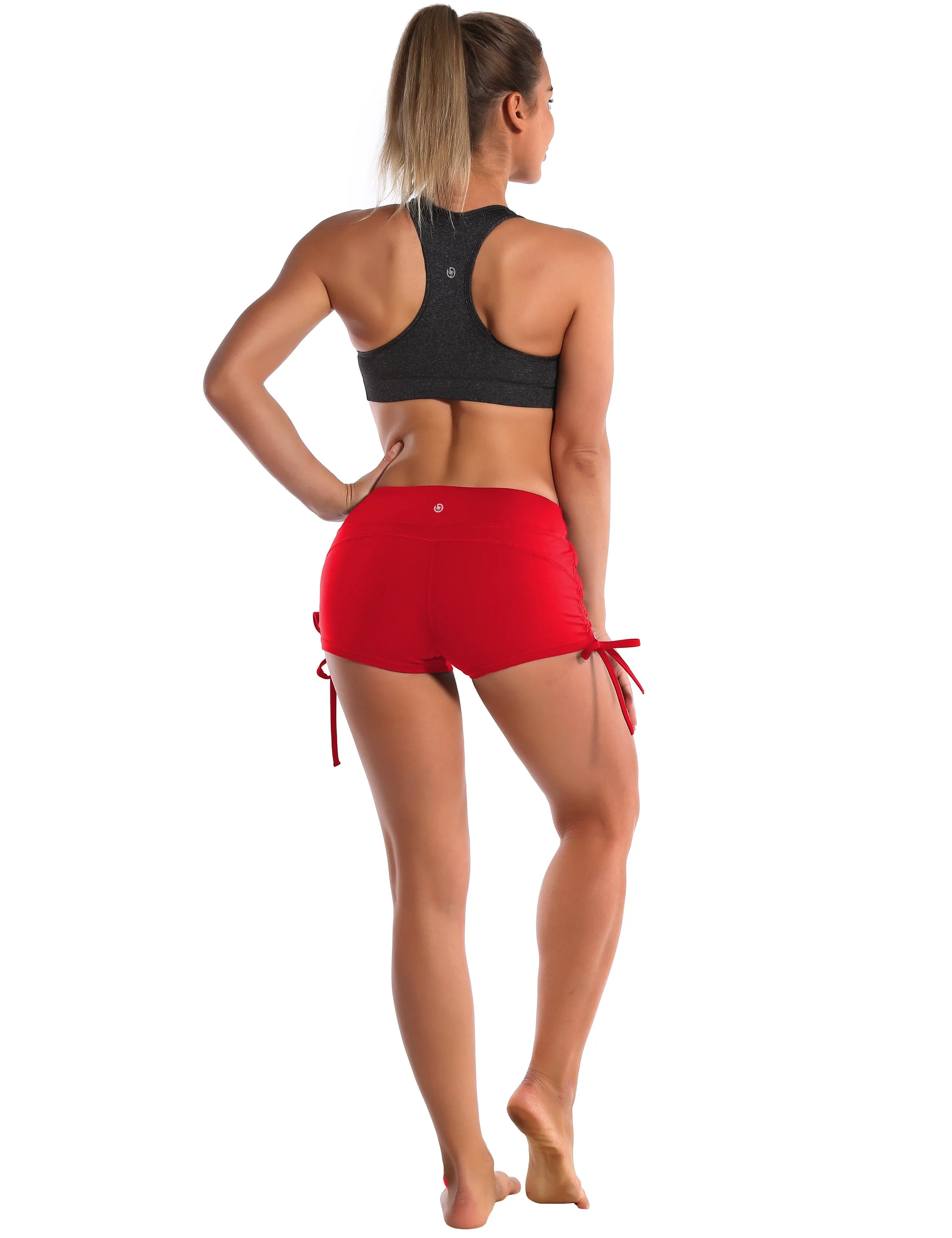 Side Drawstring Hot Shorts scarlet ins_Golf