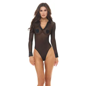 Sweet Heart Teddy Black - M/l