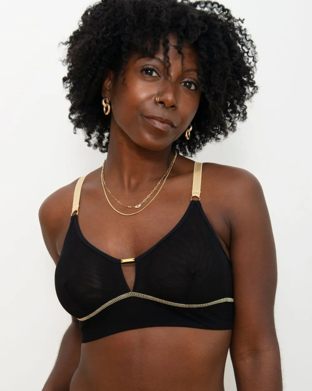 Victoria Pocketed Mesh Bralette